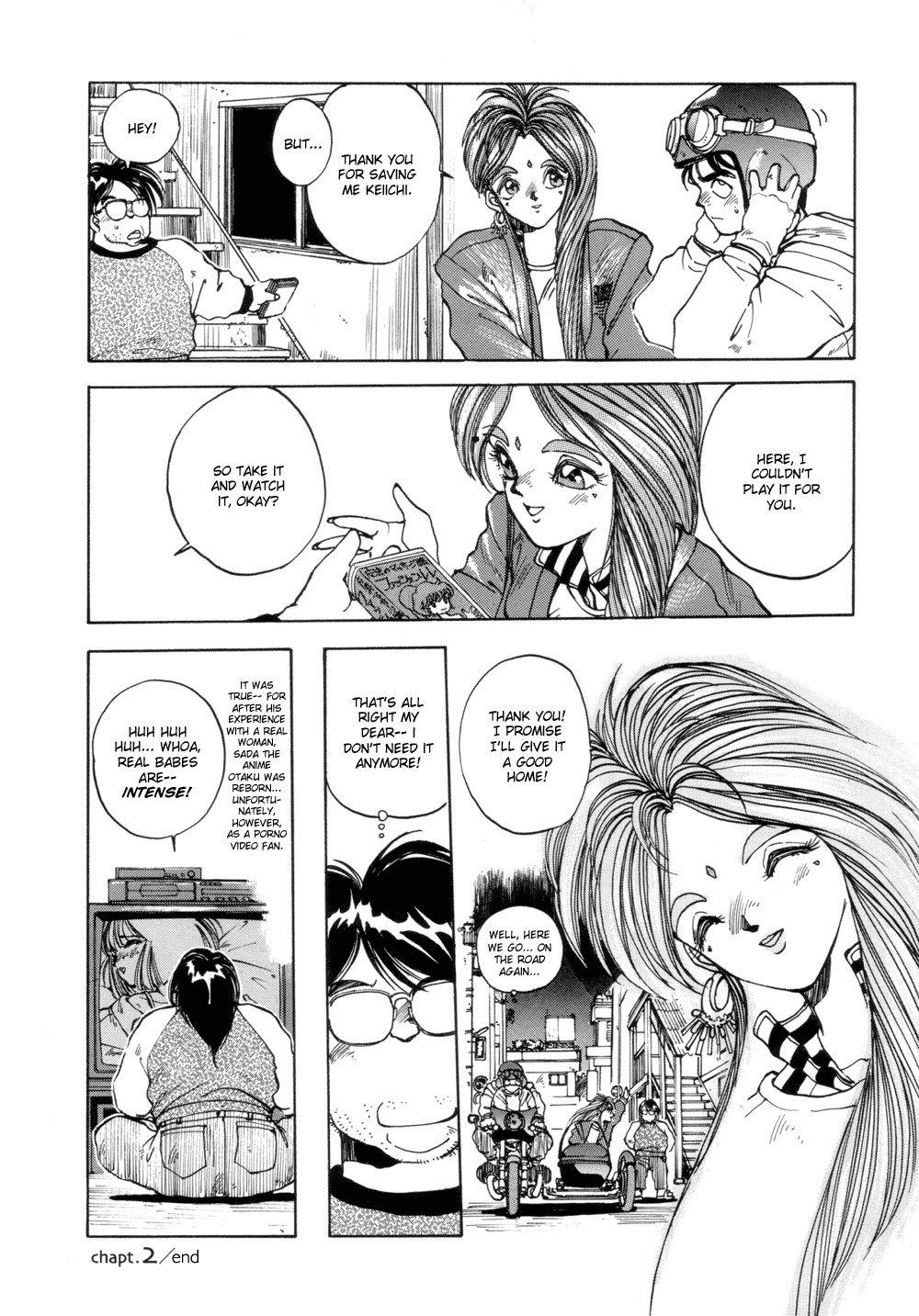 Ah! My Goddess Chapter 2 page 24 - Chapter 2: Into the Lair of the Anime Otaku!