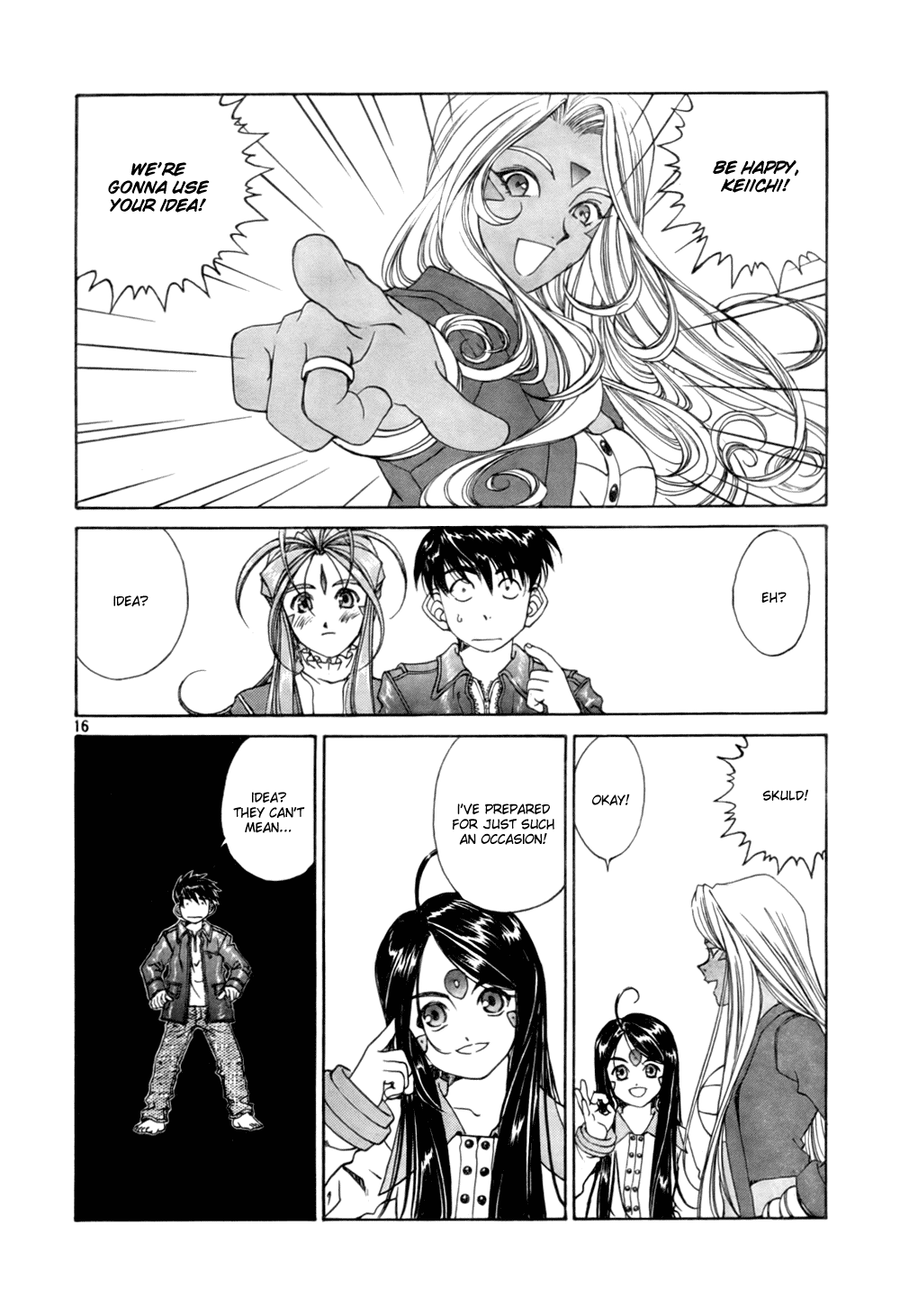 Ah! My Goddess Chapter 200 page 16 - Chapter 200: I Open Just for You