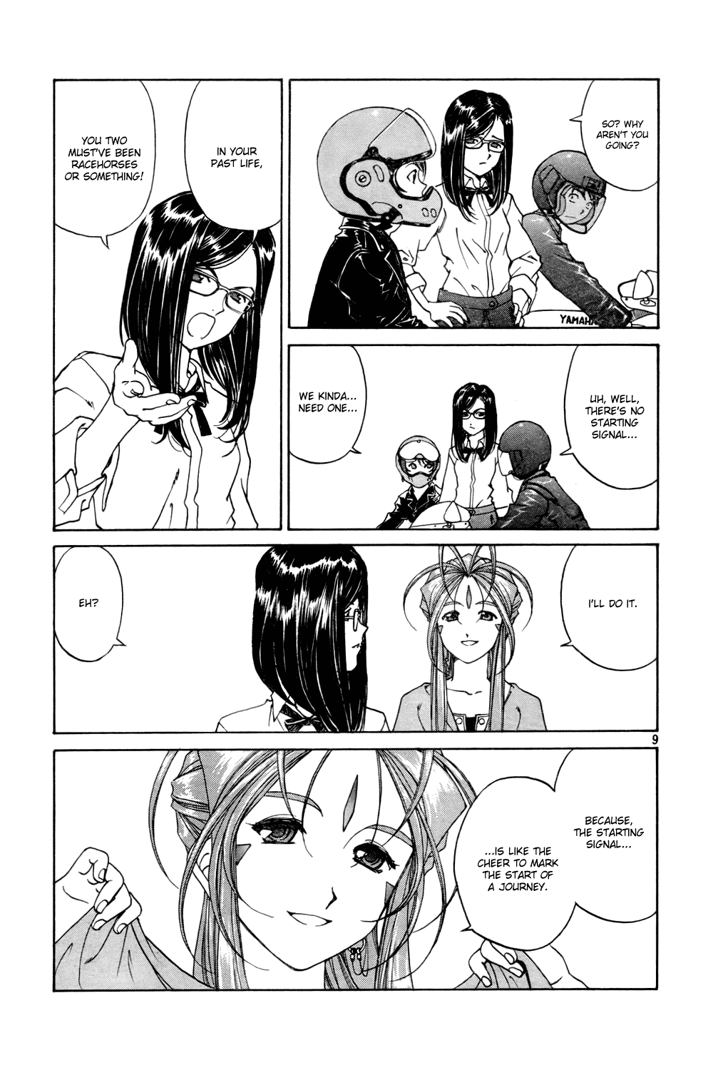 Ah! My Goddess Chapter 210 page 9 - Chapter 210: A Journey's Opening Cheer