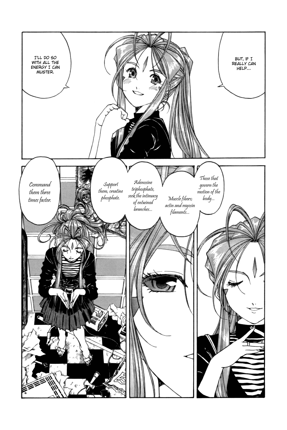 Ah! My Goddess Chapter 213 page 14 - Chapter 213: Happiness, Three Times Faster
