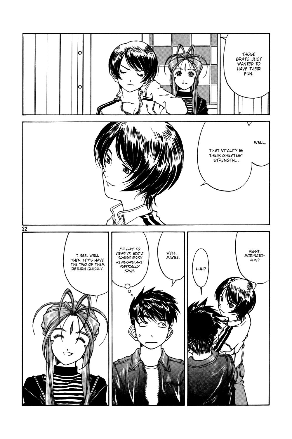 Ah! My Goddess Chapter 213 page 22 - Chapter 213: Happiness, Three Times Faster