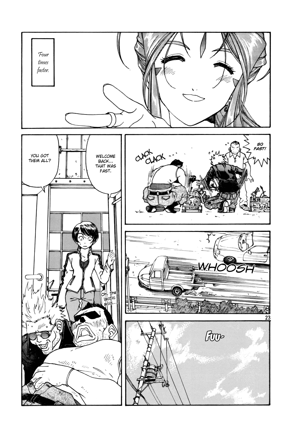 Ah! My Goddess Chapter 213 page 23 - Chapter 213: Happiness, Three Times Faster
