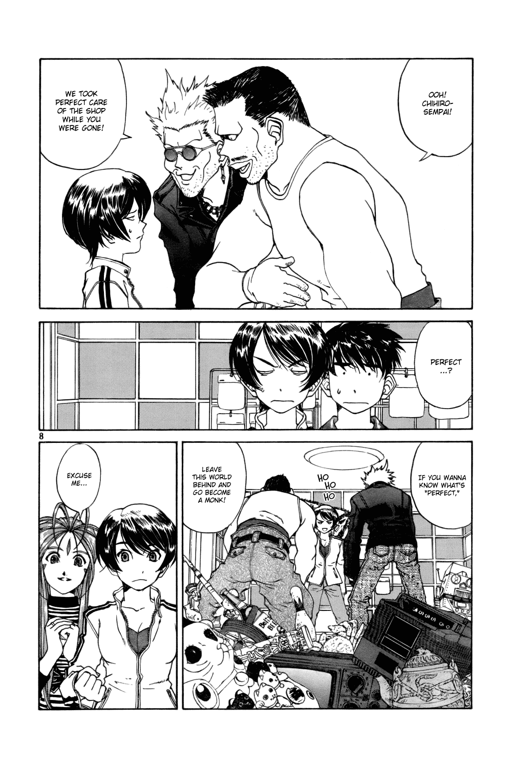 Ah! My Goddess Chapter 213 page 8 - Chapter 213: Happiness, Three Times Faster