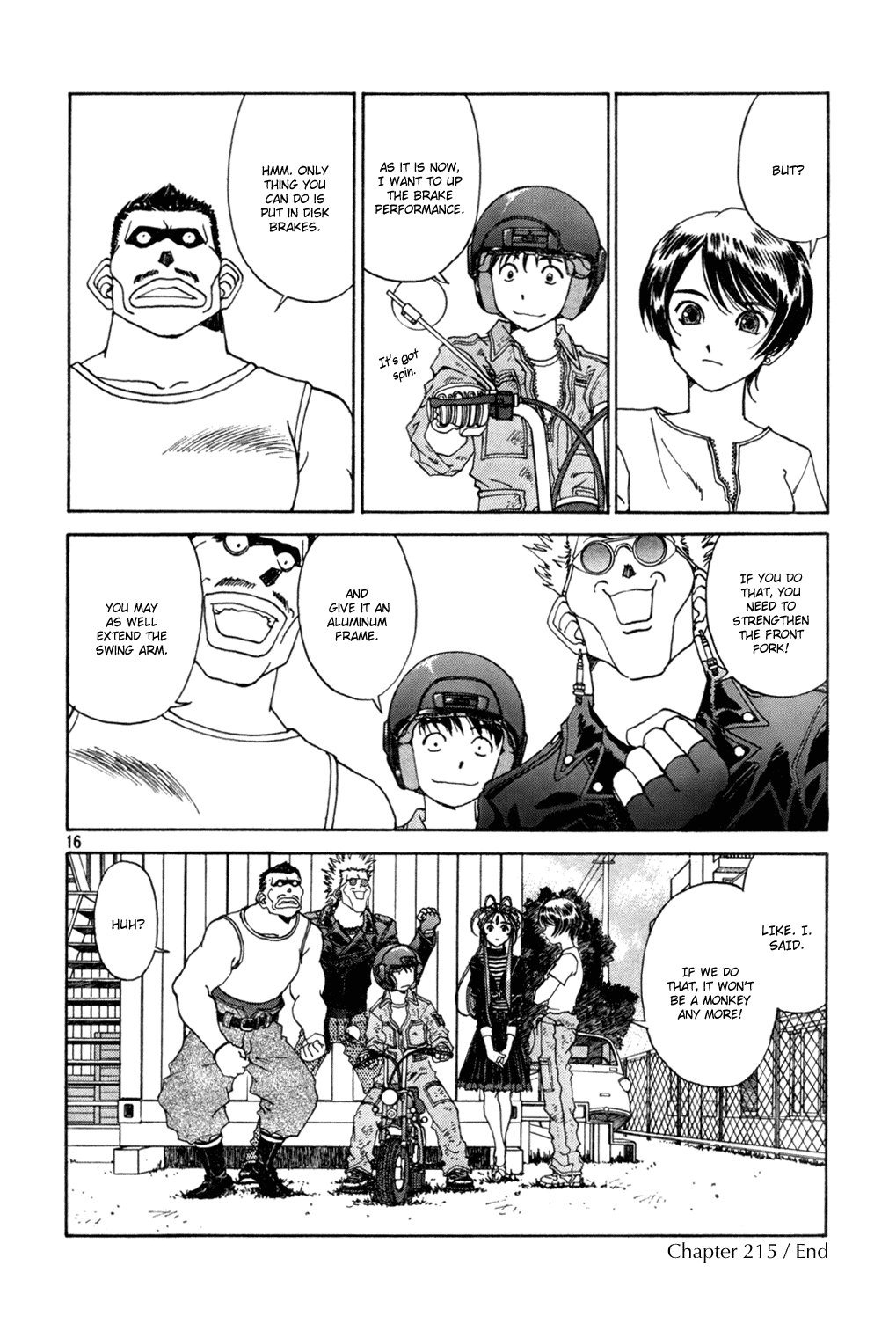 Ah! My Goddess Chapter 215 page 16 - Chapter 215: Happy Monkey Generations