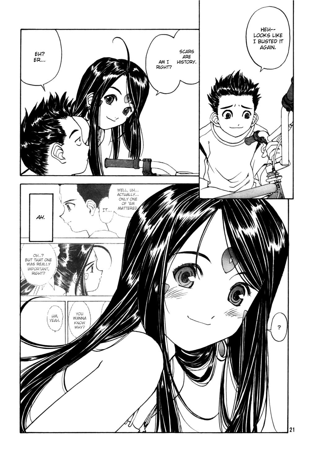 Ah! My Goddess Chapter 216 page 21 - Chapter 216: For Your Sake I'll Fly-y-y