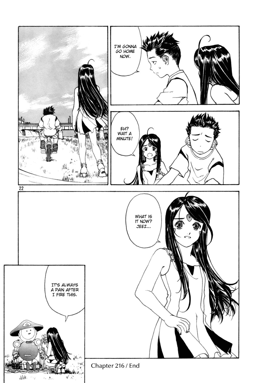 Ah! My Goddess Chapter 216 page 22 - Chapter 216: For Your Sake I'll Fly-y-y