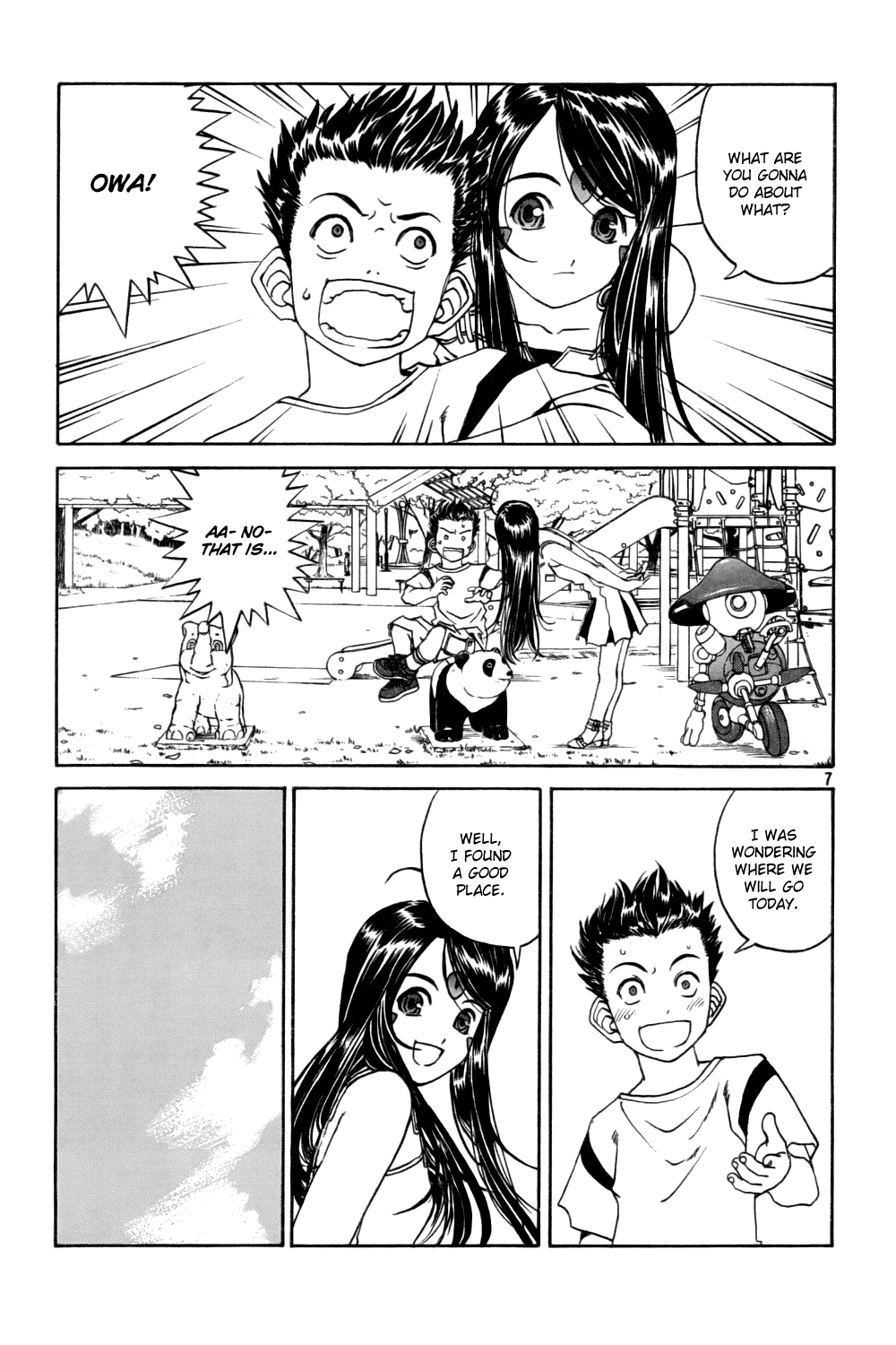 Ah! My Goddess Chapter 216 page 7 - Chapter 216: For Your Sake I'll Fly-y-y