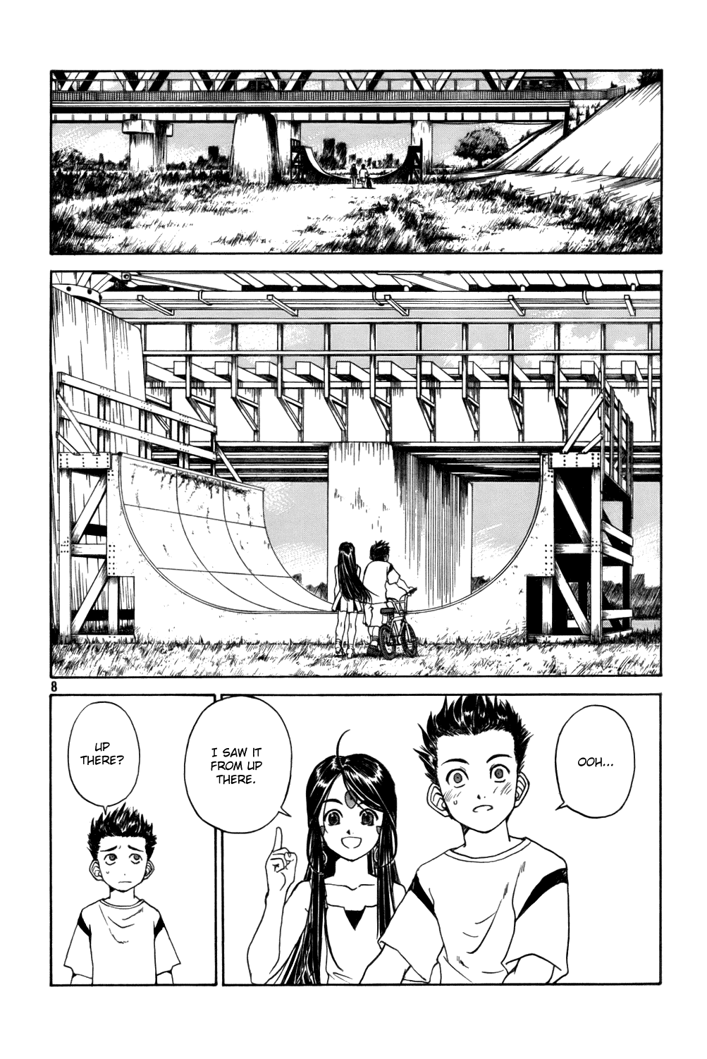 Ah! My Goddess Chapter 216 page 8 - Chapter 216: For Your Sake I'll Fly-y-y