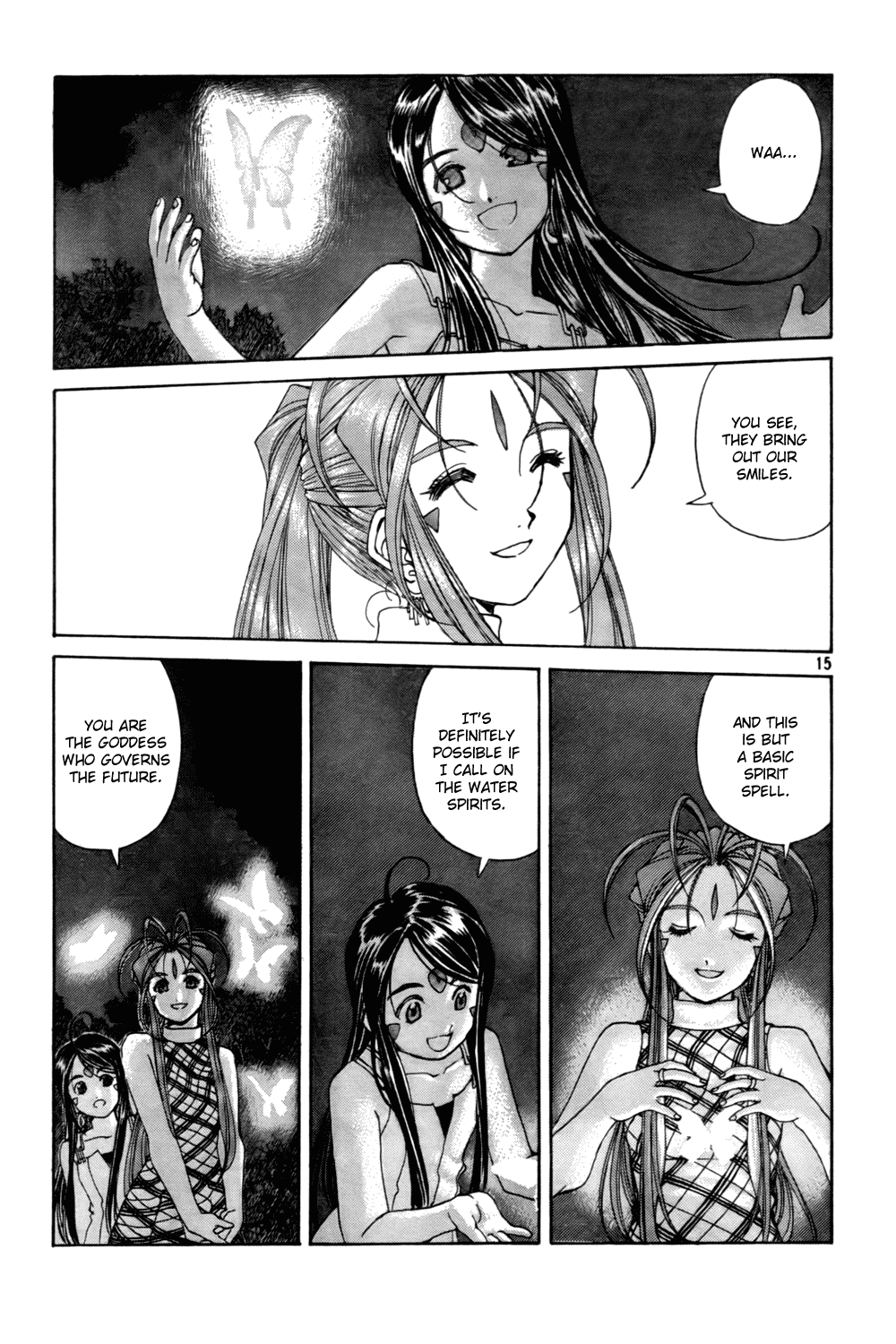 Ah! My Goddess Chapter 217 page 15 - Chapter 217: My Important Words, Your Cool and Clear Future