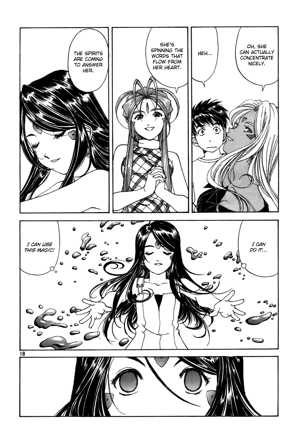 Ah! My Goddess Chapter 217 page 18 - Chapter 217: My Important Words, Your Cool and Clear Future