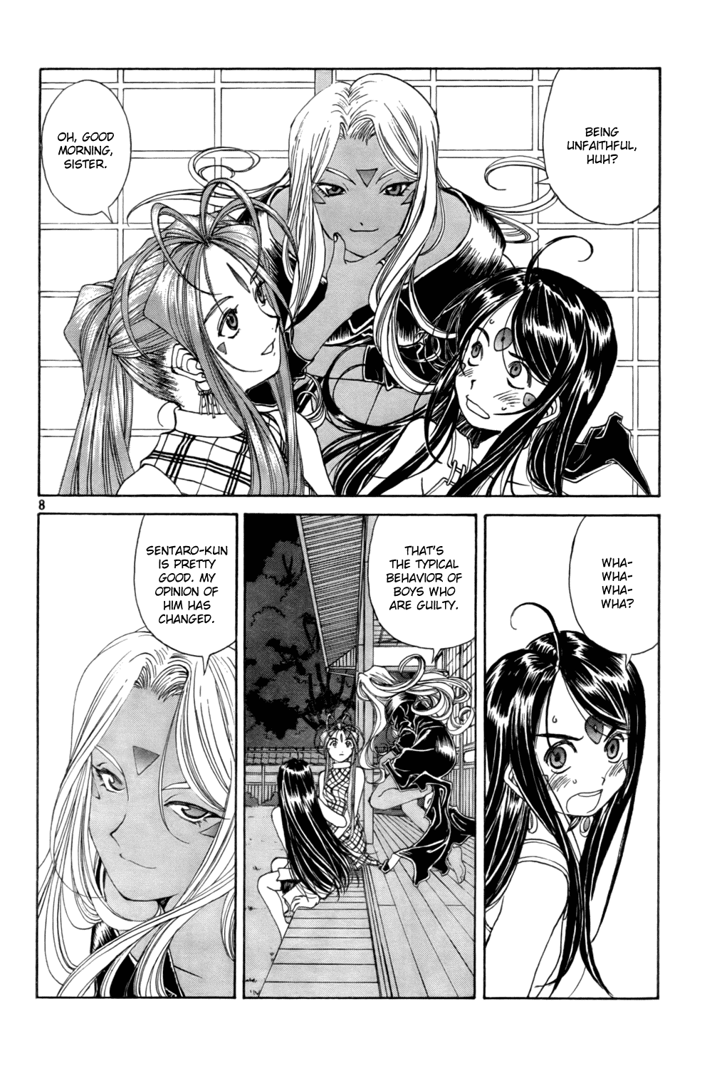 Ah! My Goddess Chapter 217 page 8 - Chapter 217: My Important Words, Your Cool and Clear Future