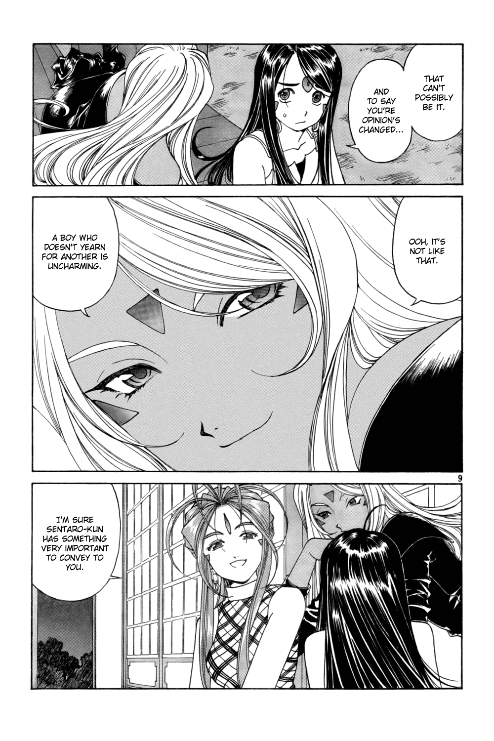 Ah! My Goddess Chapter 217 page 9 - Chapter 217: My Important Words, Your Cool and Clear Future