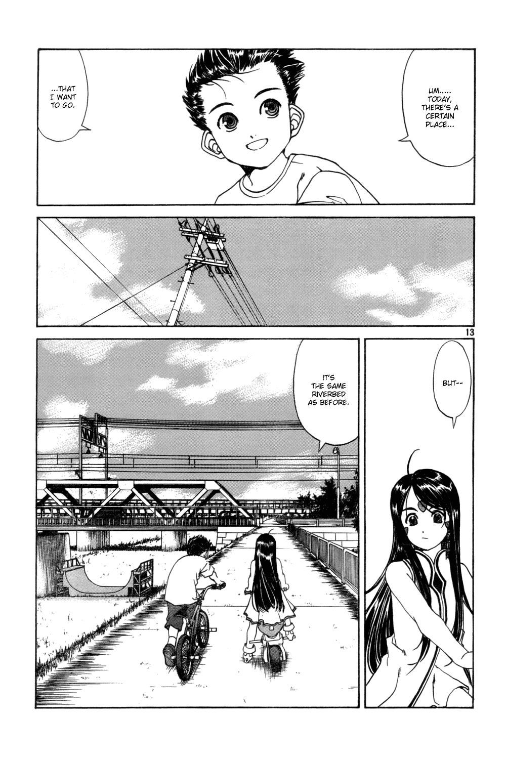 Ah! My Goddess Chapter 218 page 13 - Chapter 218: A Goddess's Divine Protection