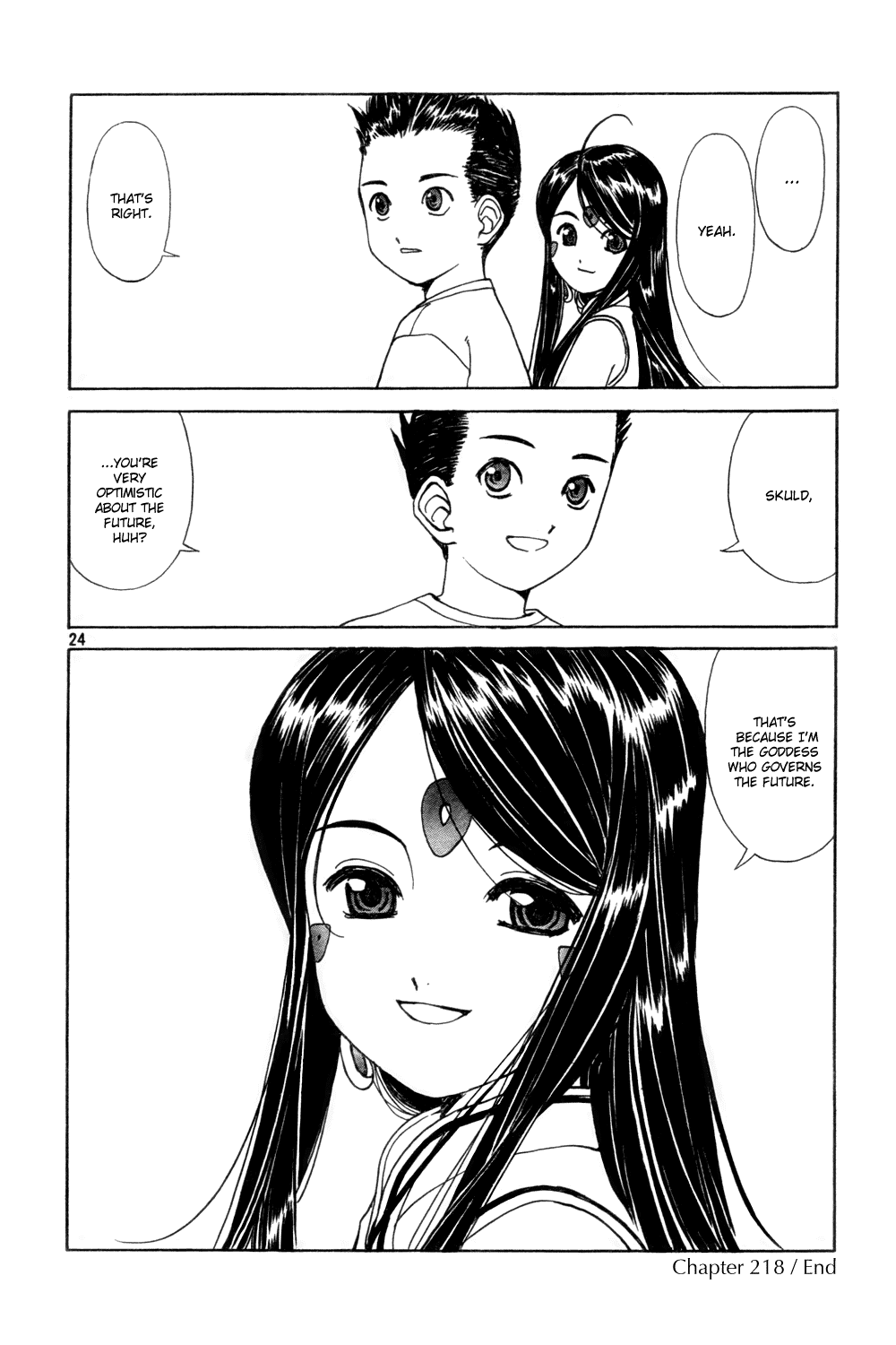 Ah! My Goddess Chapter 218 page 23 - Chapter 218: A Goddess's Divine Protection