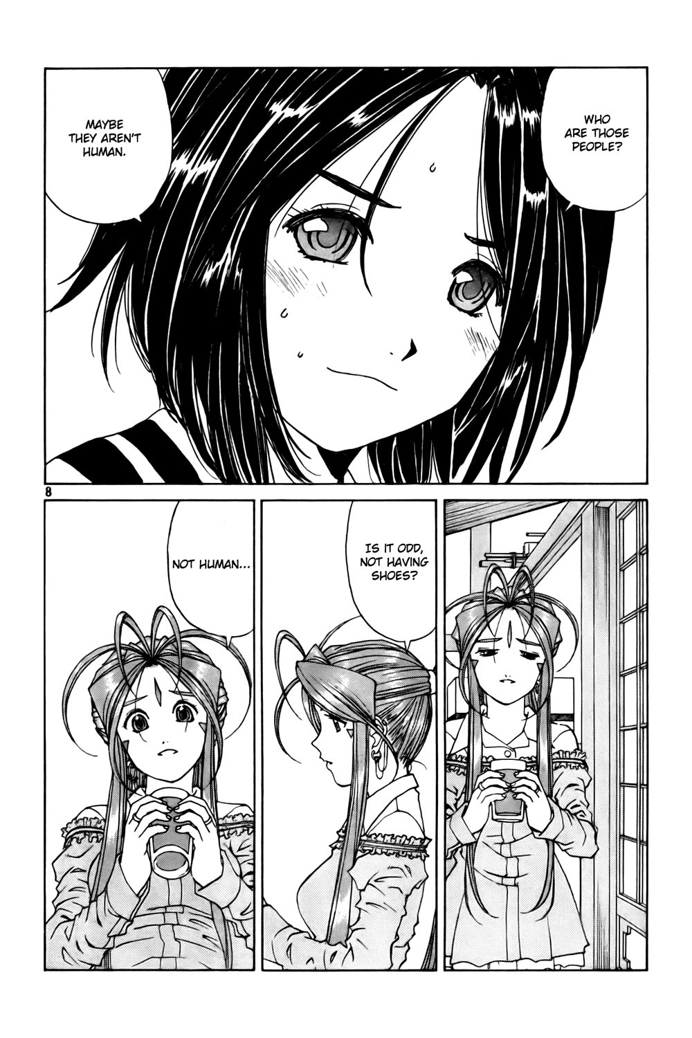 Ah! My Goddess Chapter 228 page 8 - Chapter 228: Overwritten Couplin