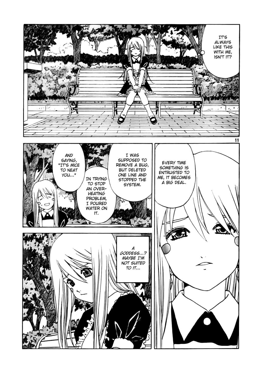 Ah! My Goddess Chapter 232 page 11 - Chapter 232: The Melancholy of a Clumsy Goddess