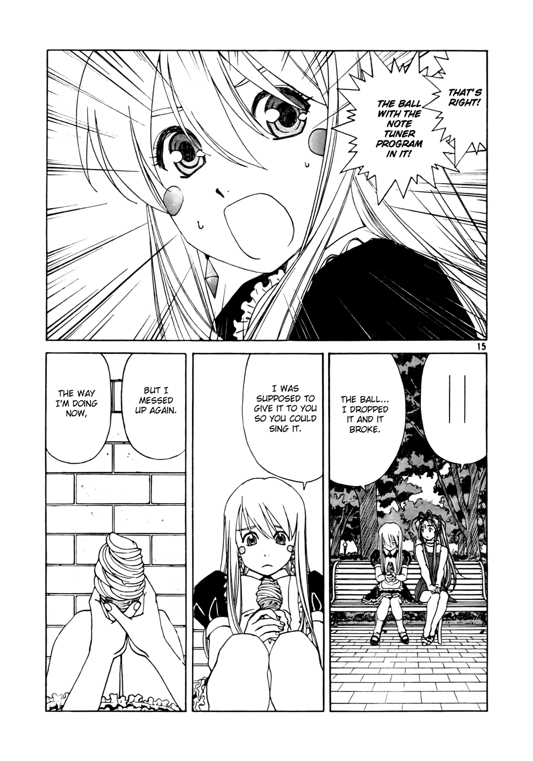 Ah! My Goddess Chapter 232 page 15 - Chapter 232: The Melancholy of a Clumsy Goddess