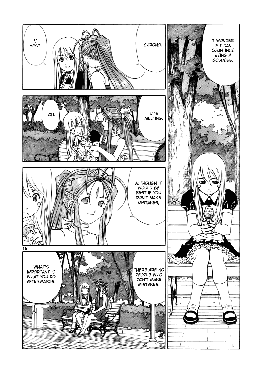 Ah! My Goddess Chapter 232 page 16 - Chapter 232: The Melancholy of a Clumsy Goddess