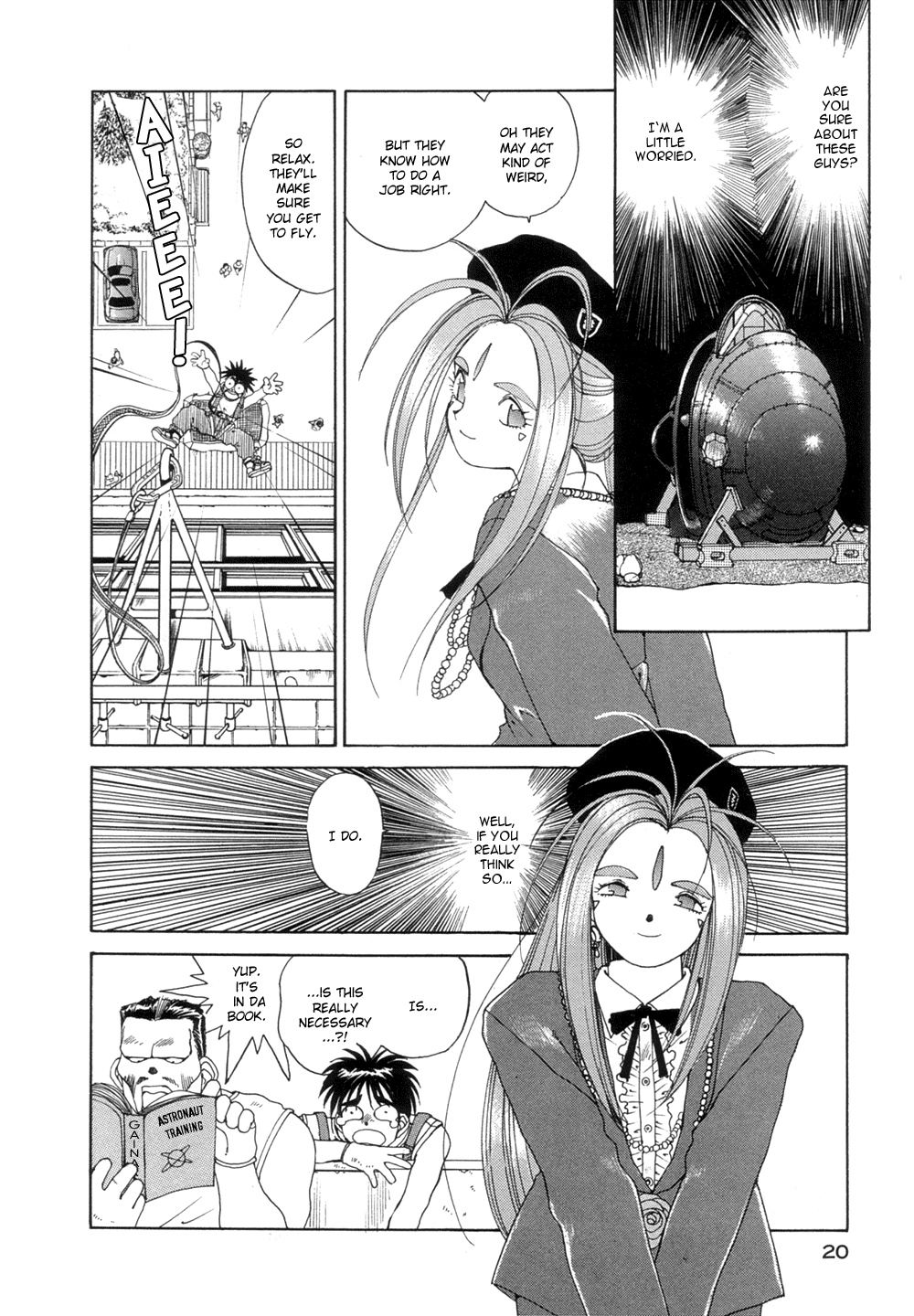 Ah! My Goddess Chapter 24 page 22 - Chapter 24: On a Wing and a Prayer