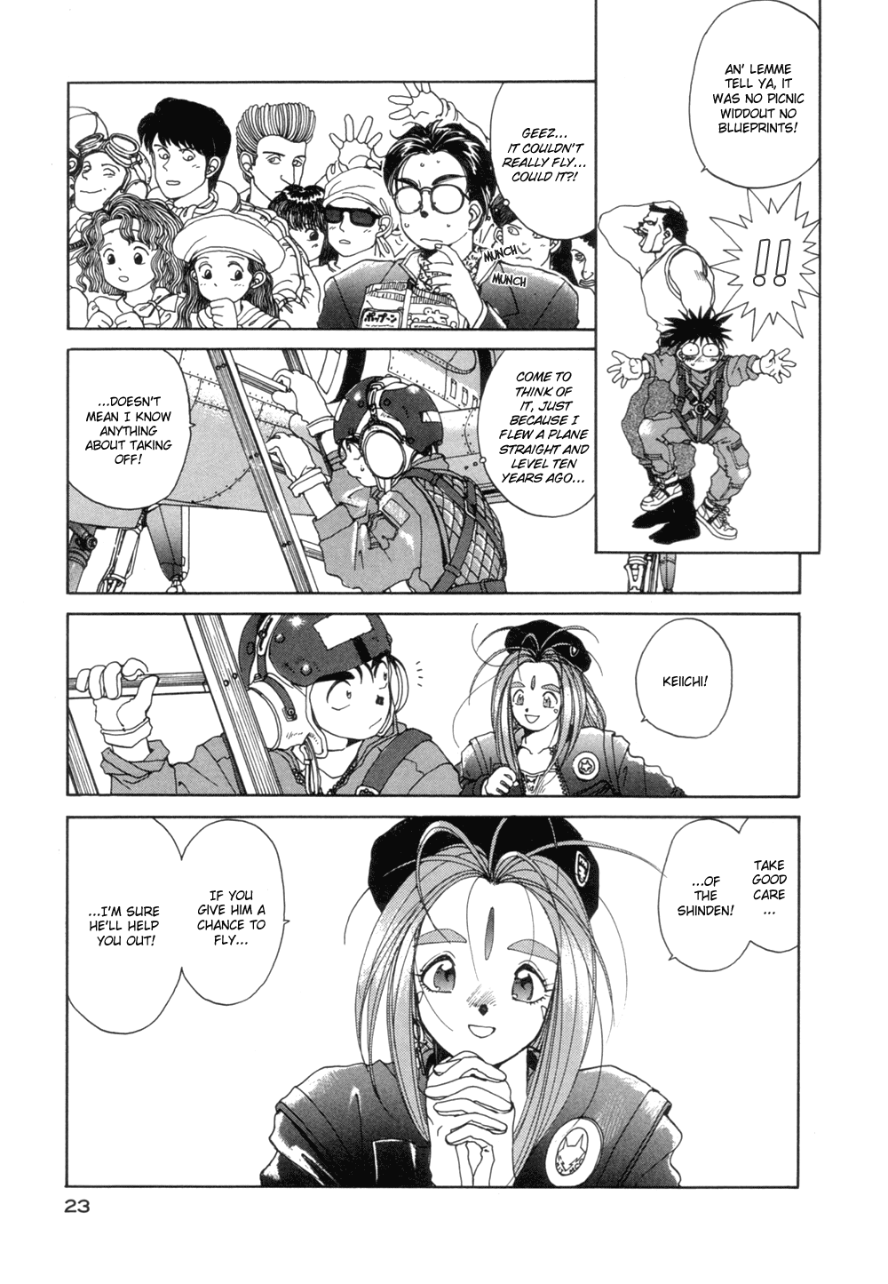 Ah! My Goddess Chapter 24 page 25 - Chapter 24: On a Wing and a Prayer