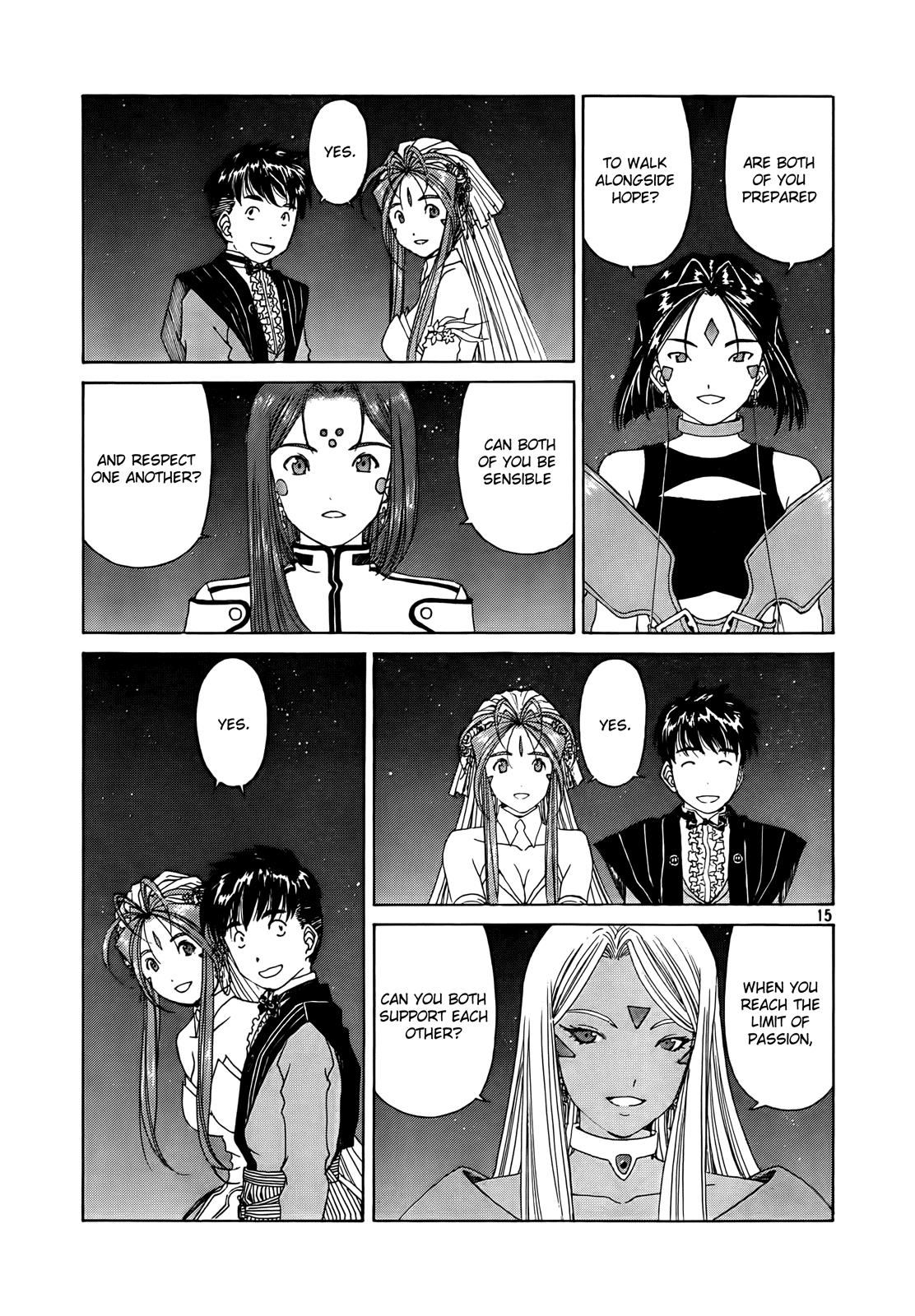 Ah! My Goddess Chapter 308 page 15 - Chapter 308: I want to be with you always [END]