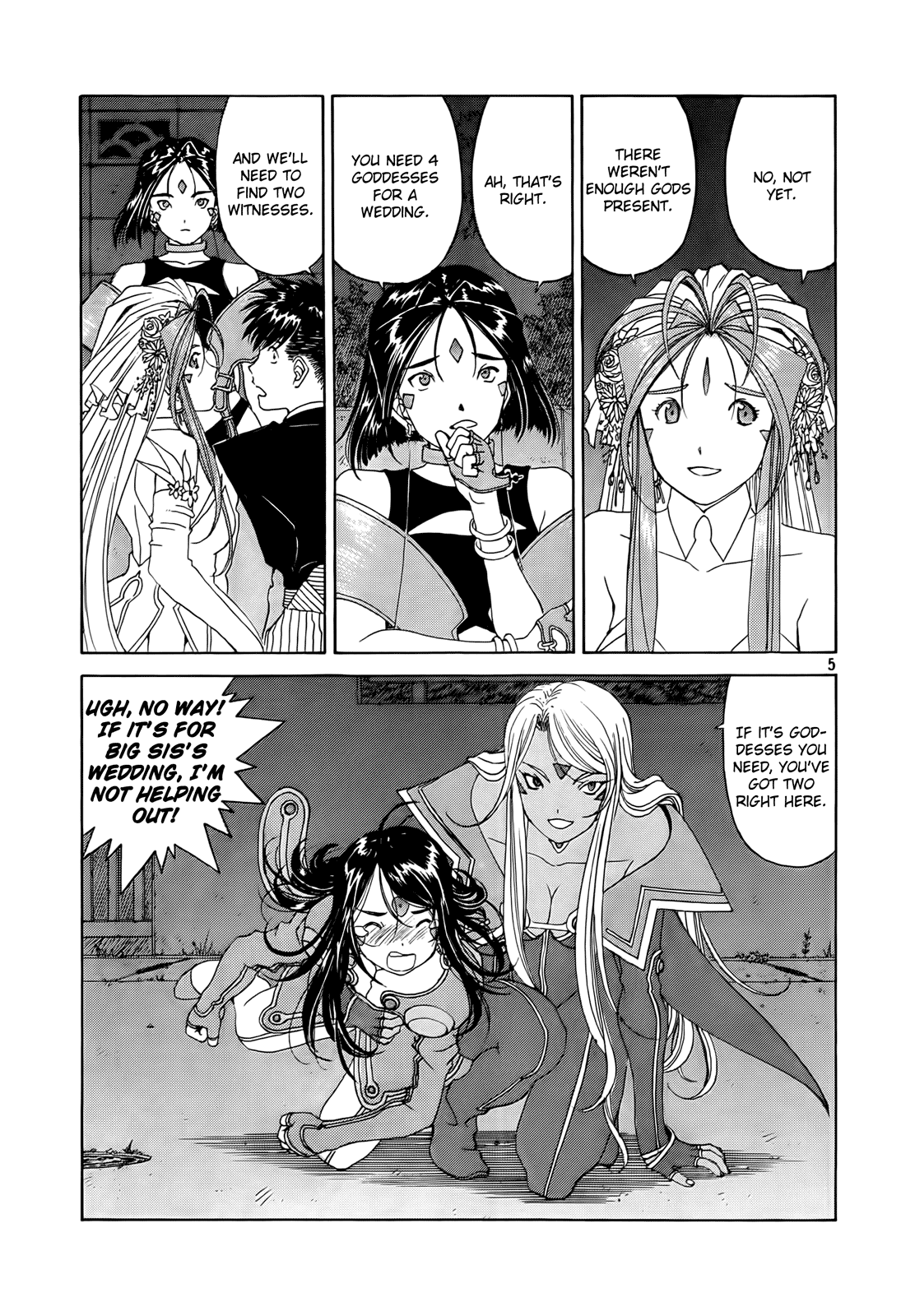 Ah! My Goddess Chapter 308 page 5 - Chapter 308: I want to be with you always [END]