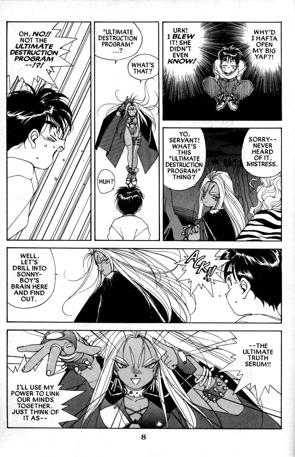 Ah! My Goddess Chapter 36 page 8 - Chapter 36: The Ultimate Destruction Program