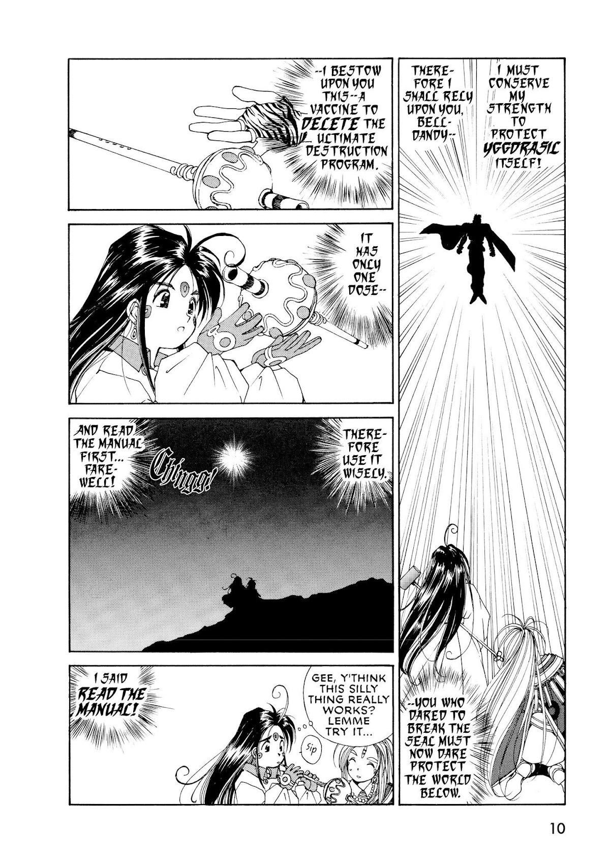Ah! My Goddess Chapter 37 page 10 - Chapter 37: Urd Calls Forth the Beast
