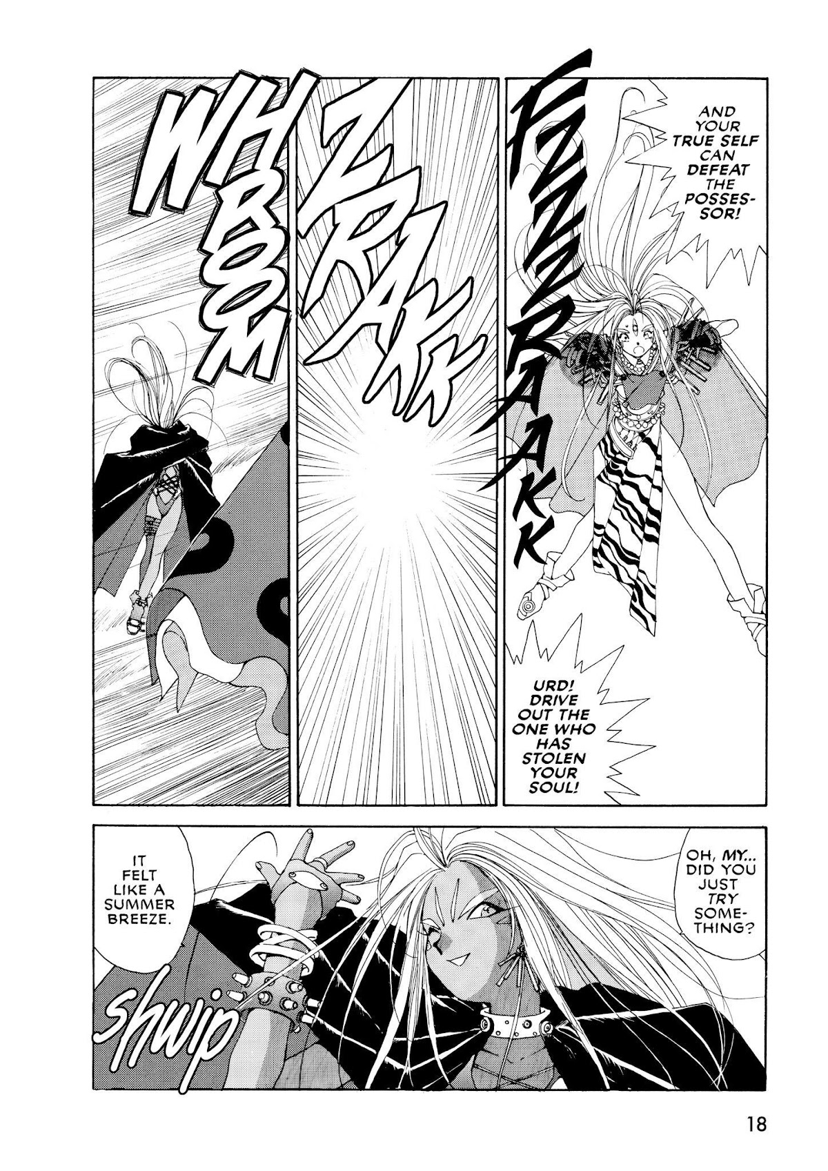 Ah! My Goddess Chapter 37 page 18 - Chapter 37: Urd Calls Forth the Beast