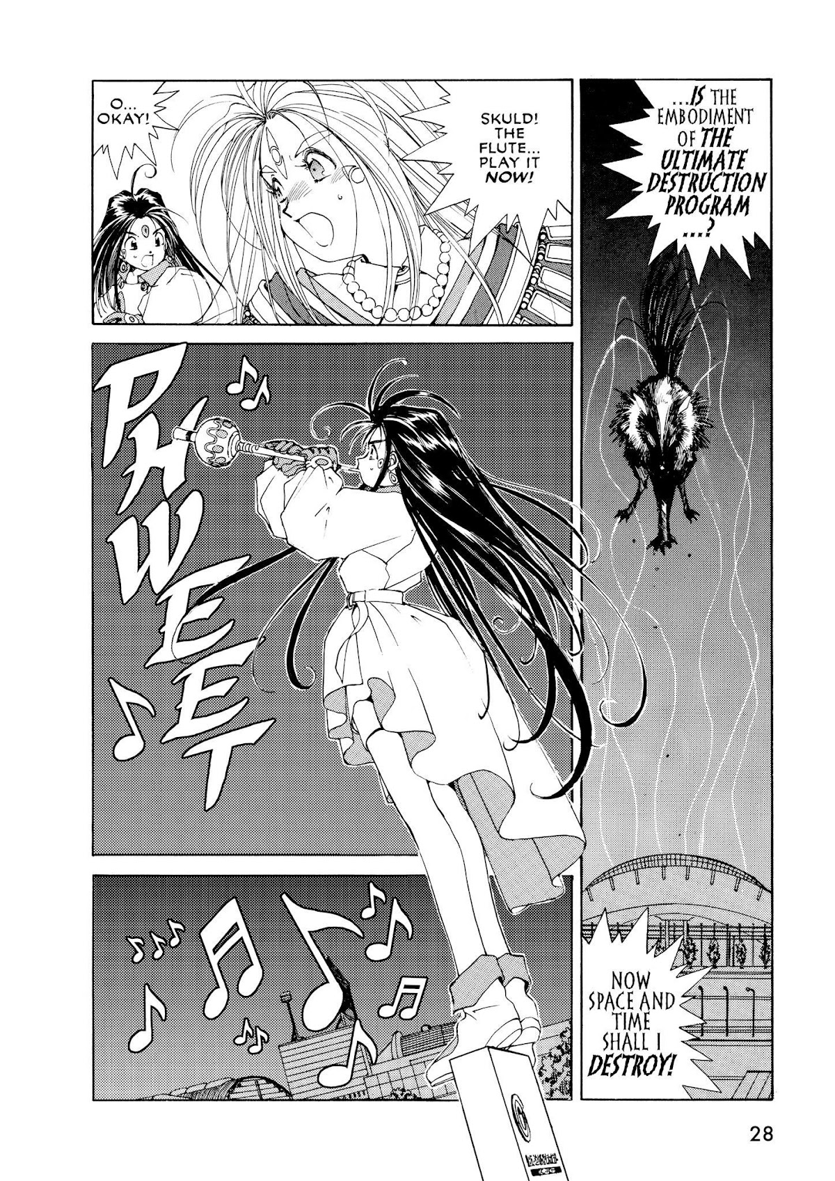 Ah! My Goddess Chapter 37 page 28 - Chapter 37: Urd Calls Forth the Beast