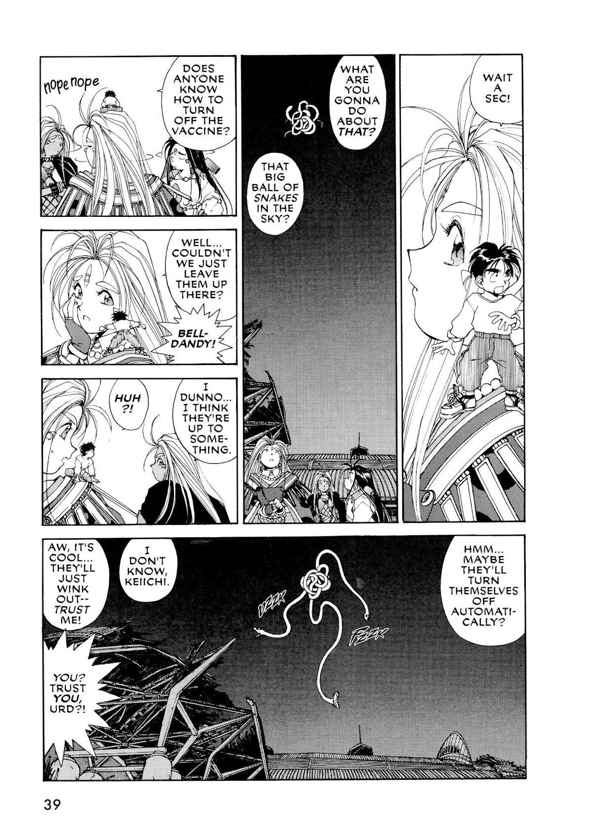 Ah! My Goddess Chapter 38 page 9 - Chapter 38: The Secret of the Lord of Terror