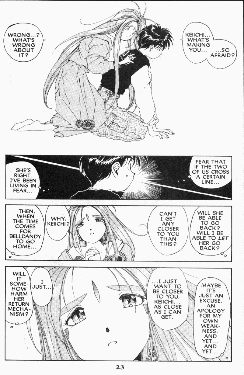 Ah! My Goddess Chapter 43 page 27 - Chapter 43: The Trials of Morisato, Part 3: Belldandy's Tempestuous Heart