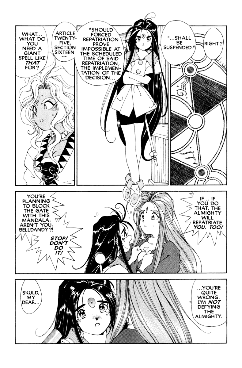 Ah! My Goddess Chapter 47 page 19 - Chapter 47: Good-bye and Hello