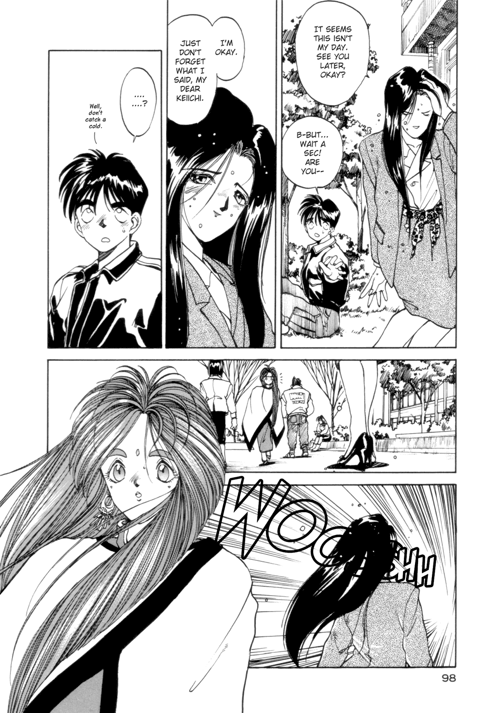 Ah! My Goddess Chapter 5 page 8 - Chapter 5: What Goddess Has Put Together, Let Not Woman Split Apart