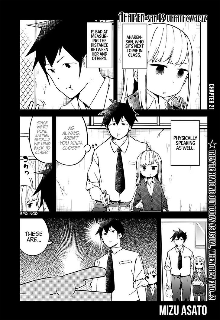 Aharen-san wa Hakarenai Chapter 21 page 2 - Chapter 21
