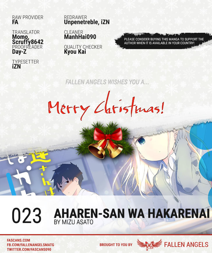 Aharen-san wa Hakarenai Chapter 23 page 1 - Chapter 23