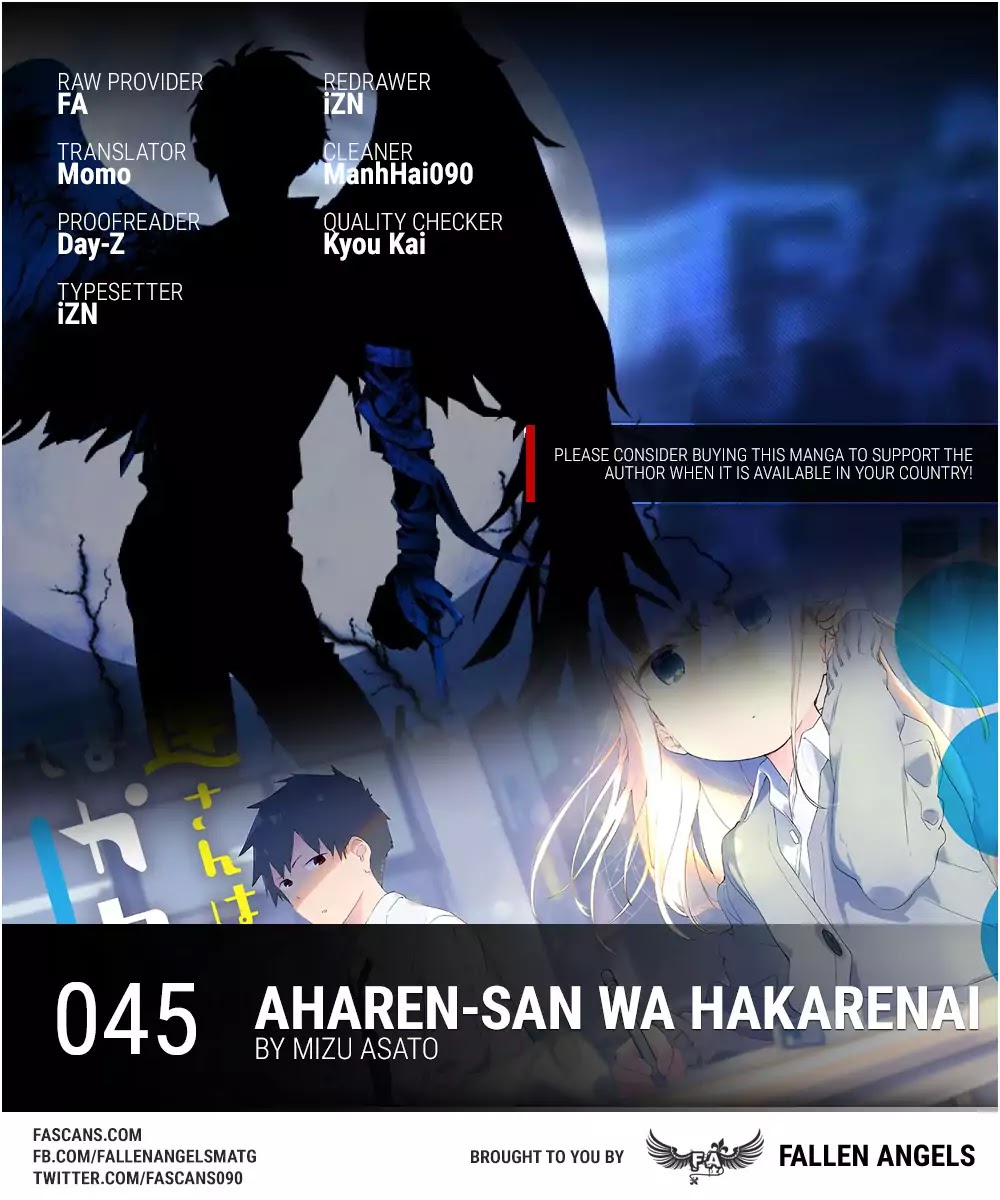 Aharen-san wa Hakarenai Chapter 45 page 1 - Chapter 45