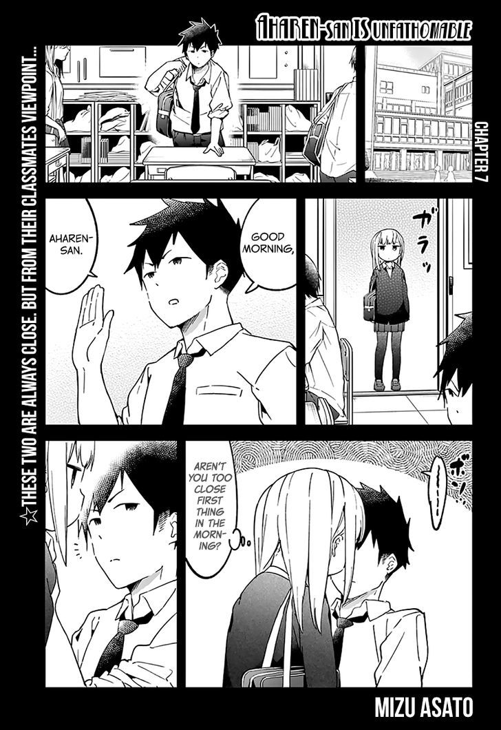 Aharen-san wa Hakarenai Chapter 7 page 3 - Chapter 7