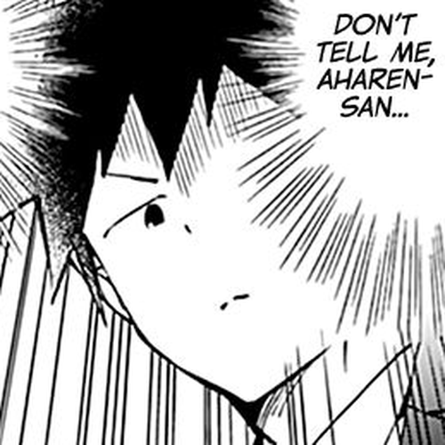 Aharen-san wa Hakarenai Chapter 73 cover