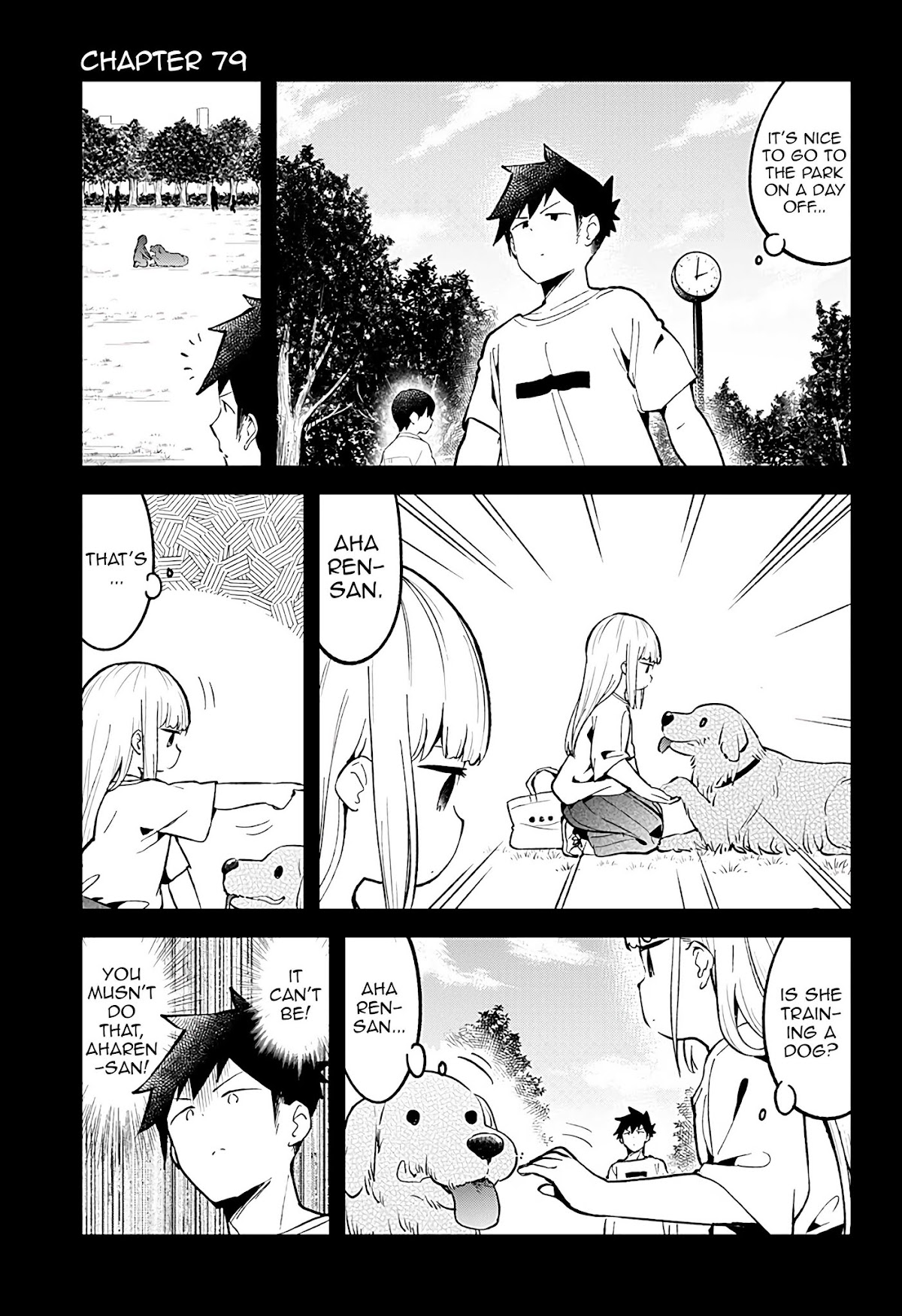 Aharen-san wa Hakarenai Chapter 79 page 1 - Chapter 79