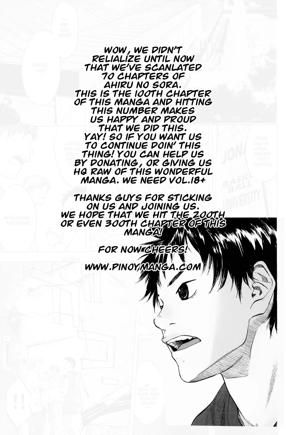Ahiru no Sora Chapter 100 page 3 - Chapter 100
