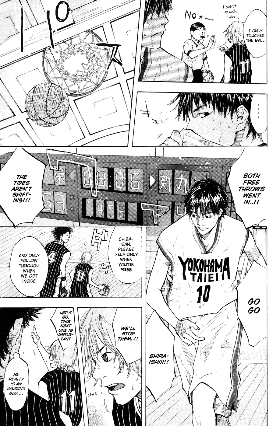 Ahiru no Sora Chapter 110.2 page 10 - Chapter 110 v2 : Fight for Rock for Life 4