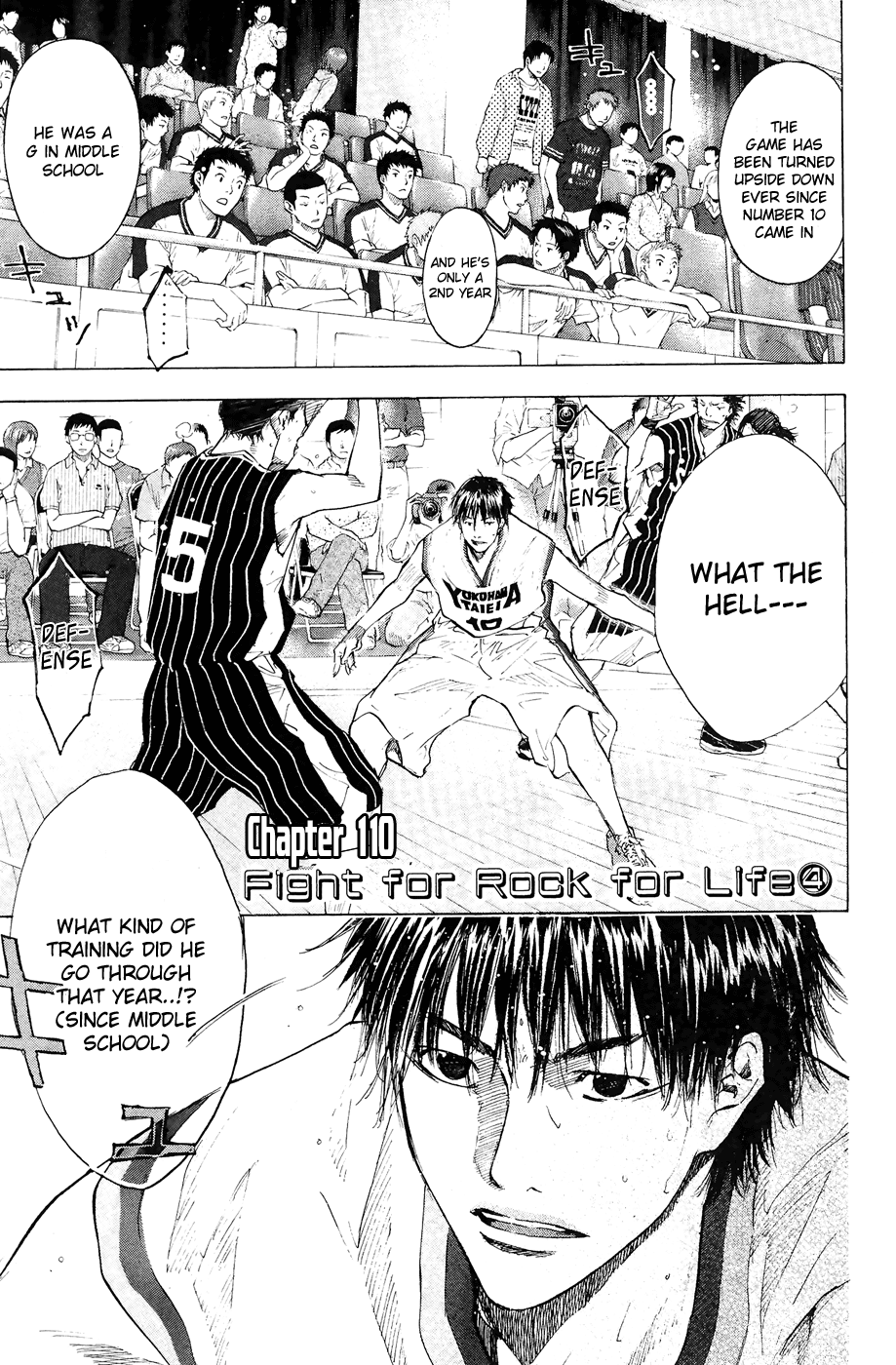 Ahiru no Sora Chapter 110.2 page 2 - Chapter 110 v2 : Fight for Rock for Life 4