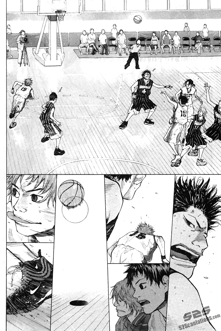 Ahiru no Sora Chapter 110.2 page 35 - Chapter 110 v2 : Fight for Rock for Life 4