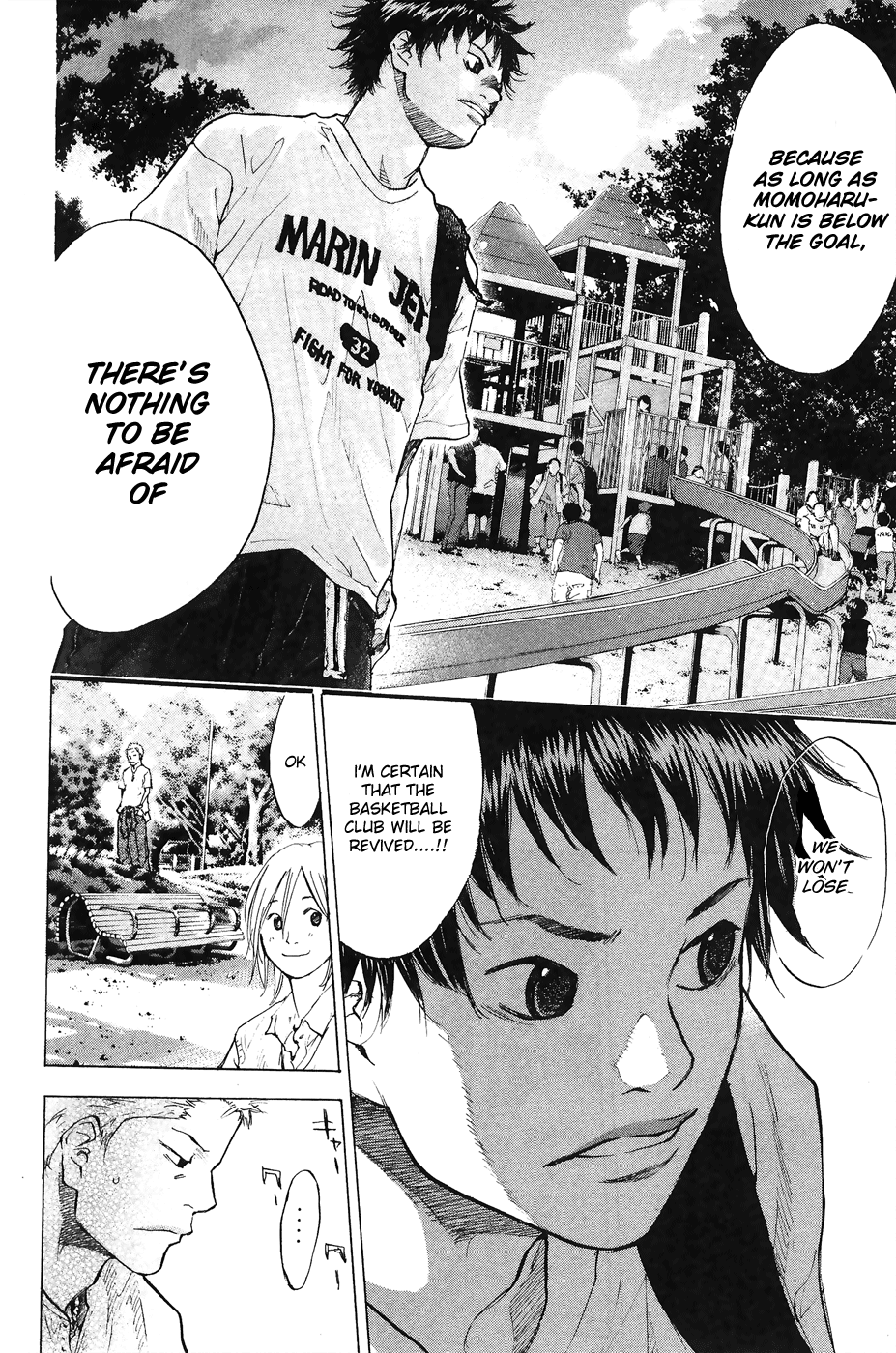 Ahiru no Sora Chapter 110.2 page 58 - Chapter 110 v2 : Fight for Rock for Life 4
