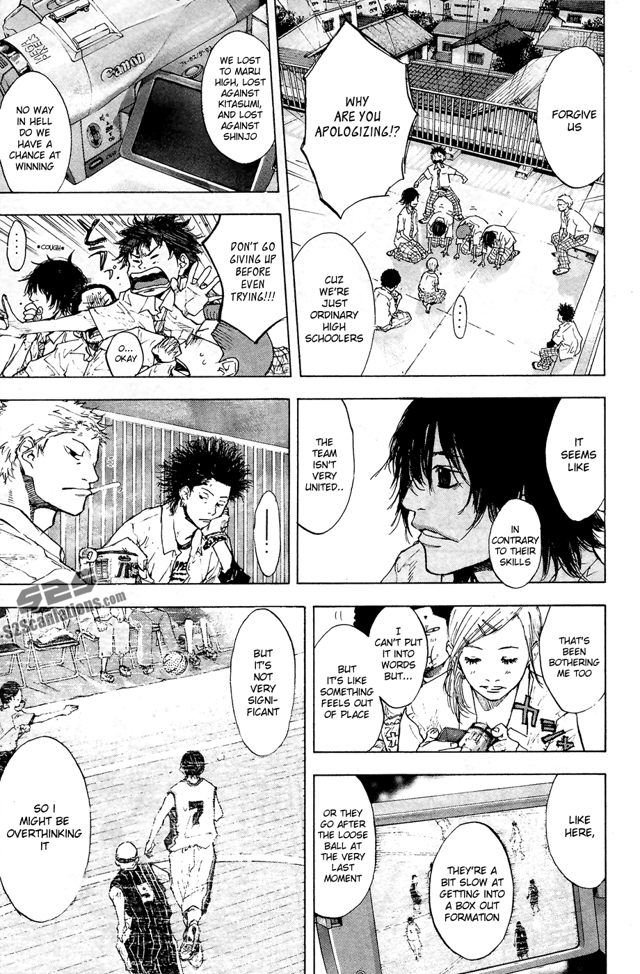 Ahiru no Sora Chapter 111.2 page 6 - Chapter 111 v2 : Blue Grow