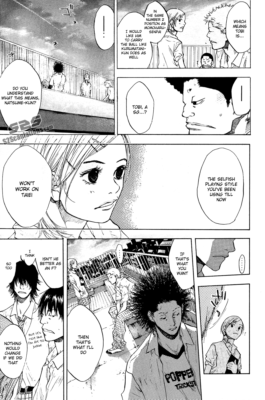 Ahiru no Sora Chapter 111.2 page 8 - Chapter 111 v2 : Blue Grow