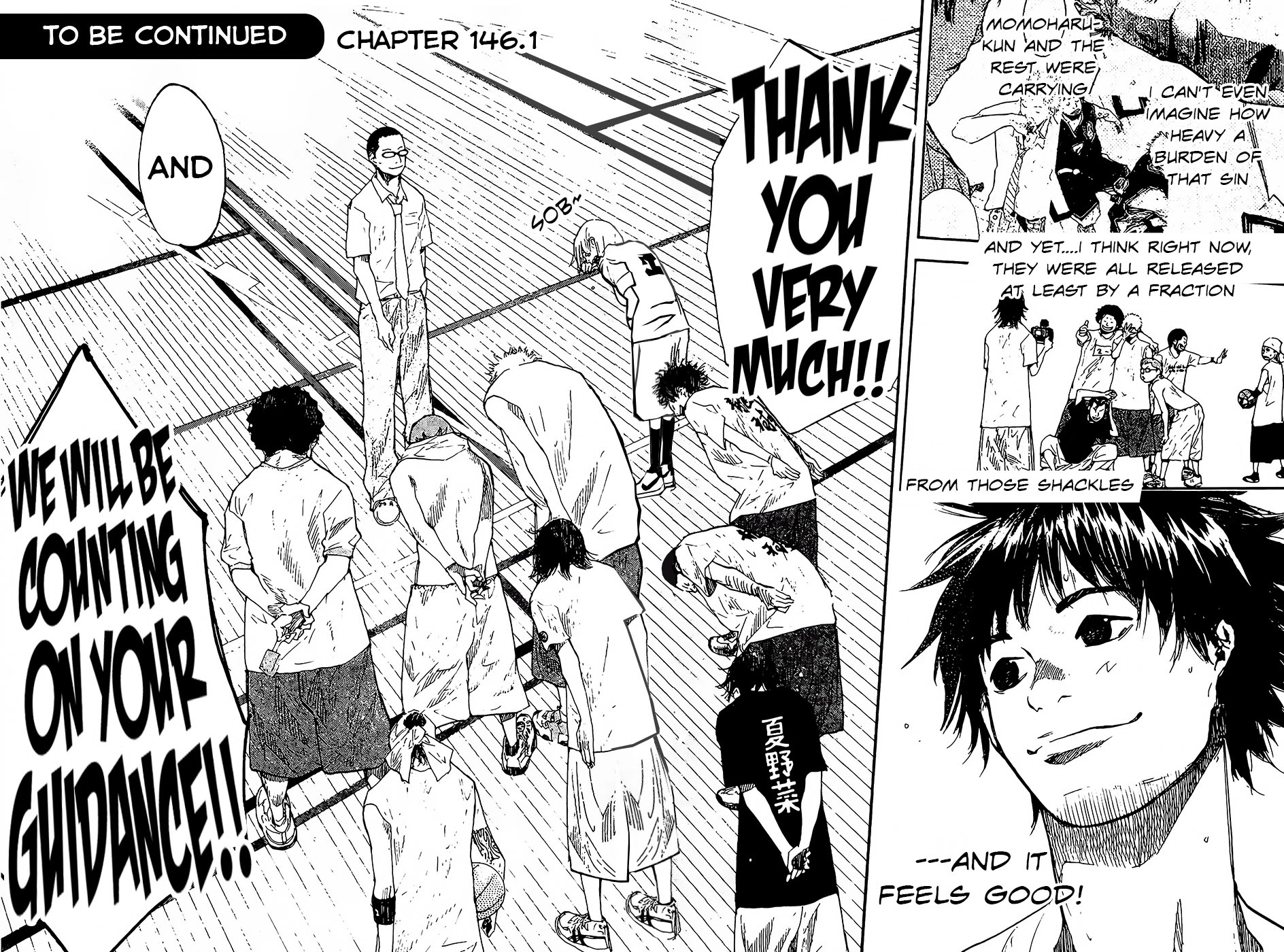Ahiru no Sora Chapter 145.3 page 16 - Chapter 145.3: Monster Bash ( Part Two )