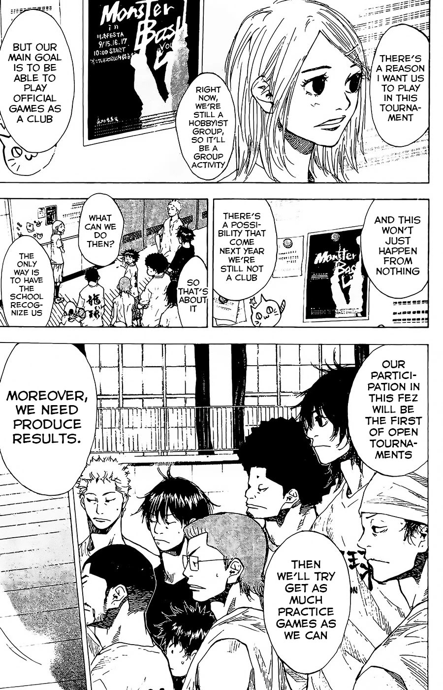 Ahiru no Sora Chapter 145.3 page 8 - Chapter 145.3: Monster Bash ( Part Two )