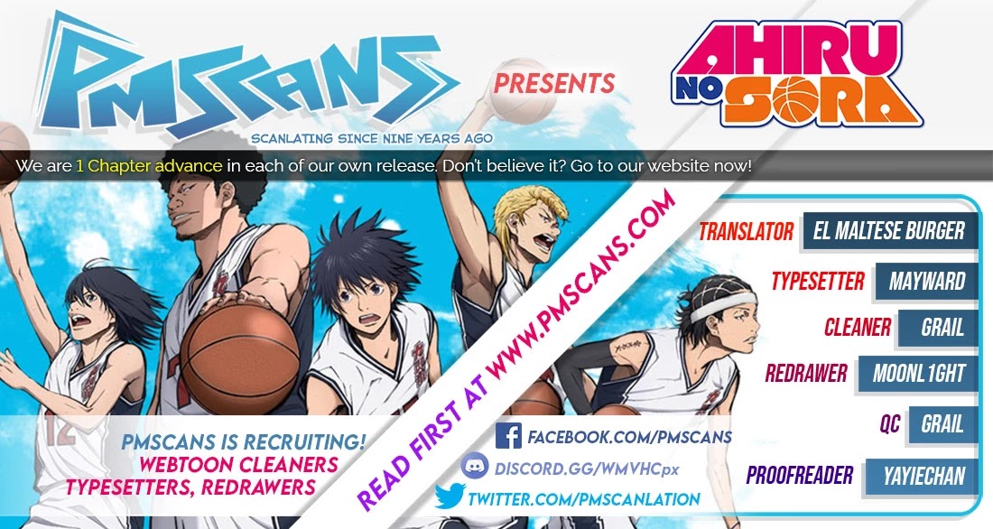 Ahiru no Sora Chapter 146.2 page 1 - Chapter 146.2: Blind Age